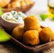 Degustación de croquetas para freír
