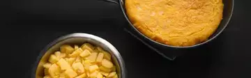 Fondo patata pochada (base de preparado para tortillas)