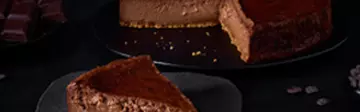Tarta de queso y chocolate